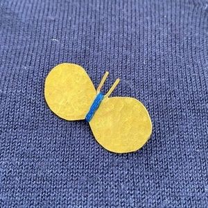 Little Butterfly Brooch with Blue accent